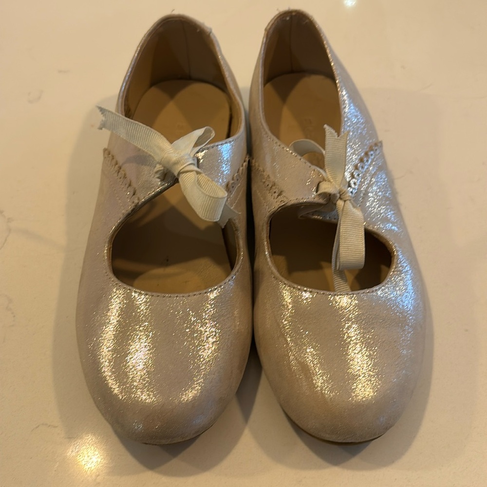 Girls size 1 dress shoes Elephantito Genuine leather